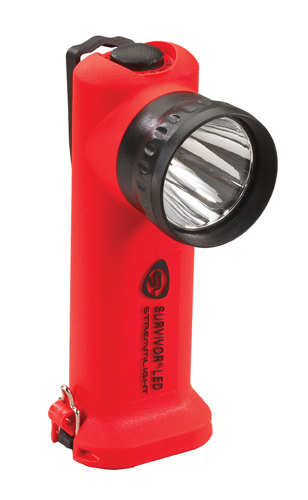 Streamlight Survivor LED Orange With 1 AC-DC Holder